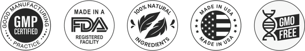 Made in USA - FDA Registered - GMP Certified - Non-GMO